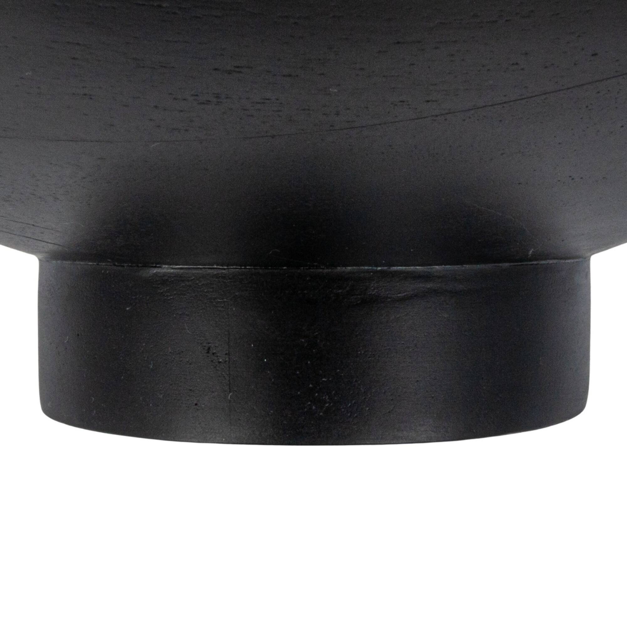 Hello Honey® 12" Round Acacia Wood Pedestal with Metal Base